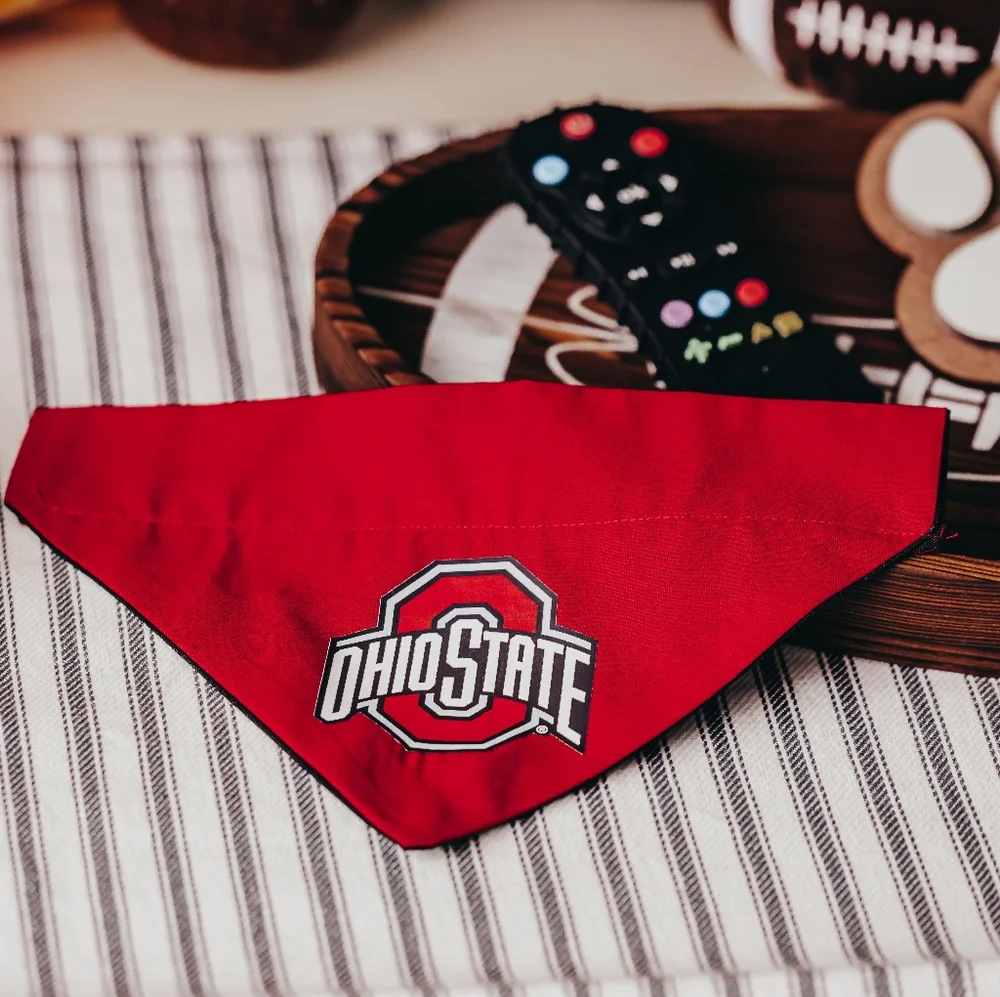 Ohio State Red Pet Bandana - Picture 1 of 4